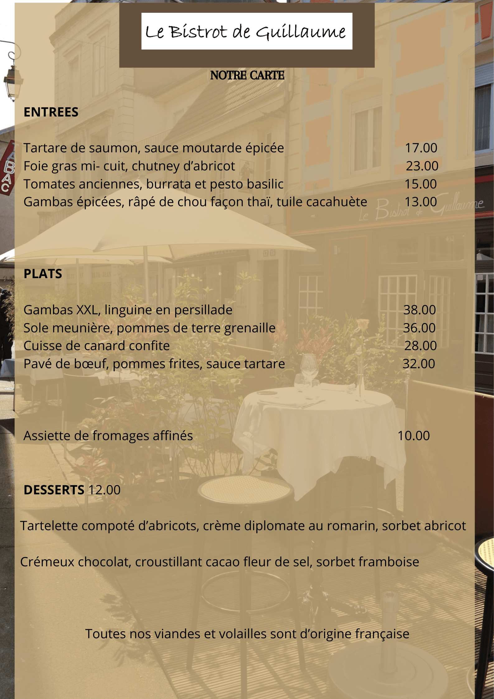 Le Bistrot de Guillaume, Moulins (8/8)